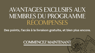 Avantages exclusifs aux membres du programme Récompenses. Des points, l’accès à la livraison gratuite, et bien plus encore. COMMENCEZ MAINTENANT